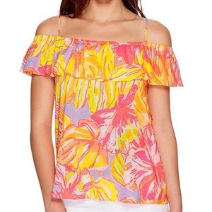 Lilly Pulitzer Tamiami Off the Shoulder Tank